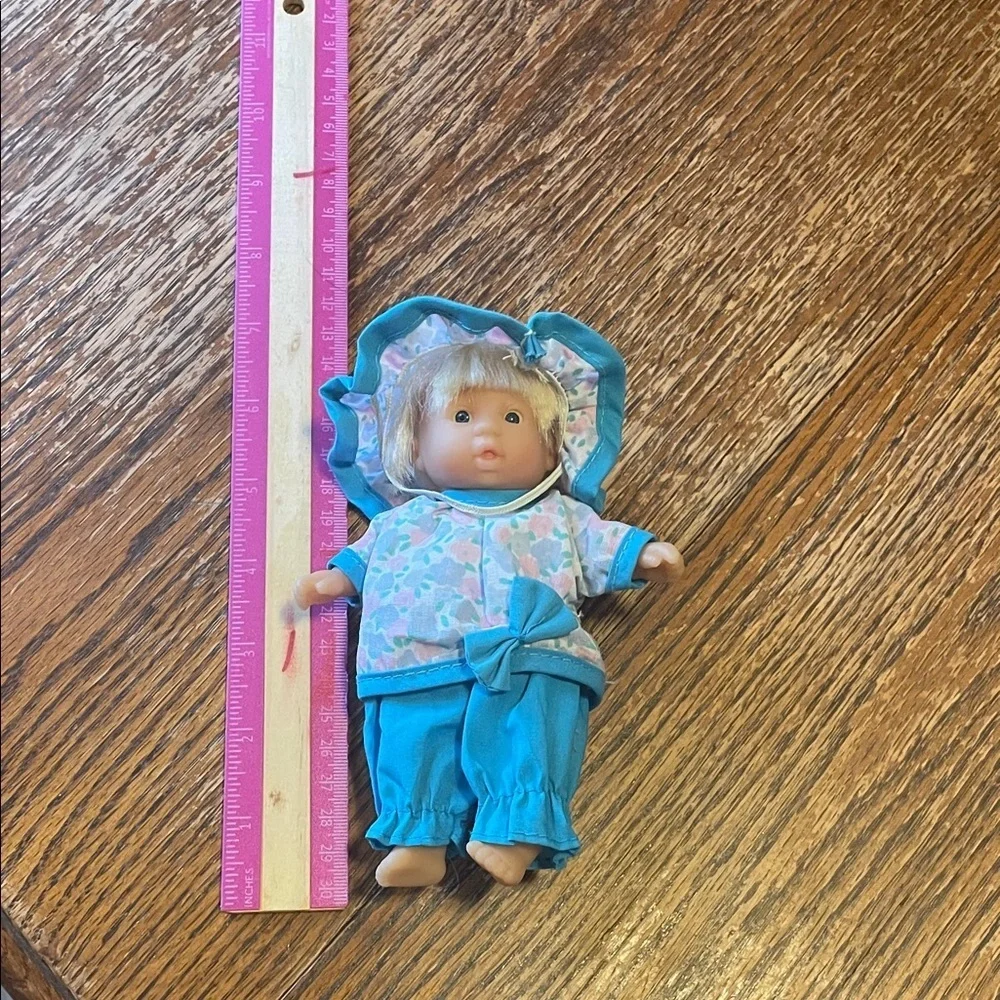 Adorable Blue and Pink Baby Doll